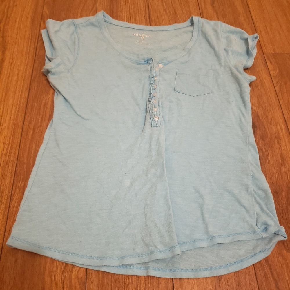 Blue Tee - Picture 2 of 2